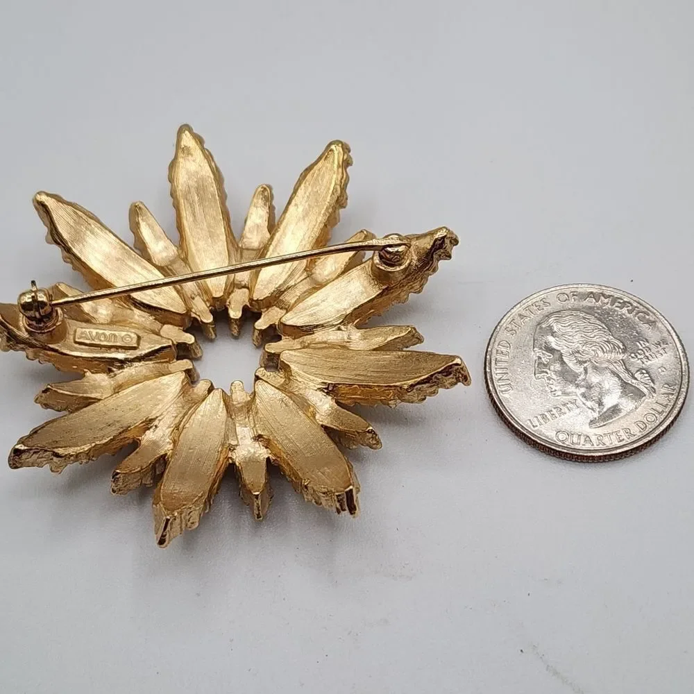 Avon 1970's Starburst brooch